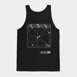 Autechre / Minimal Graphic Artwork Design Tank Top